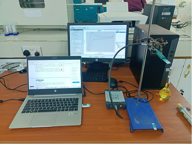 Portable potentiostat for electrochemical studies and sensor fabrication (Equipment Bought within the FLAIR fellowship grant for Dr. Elizabeth Ndunda)
