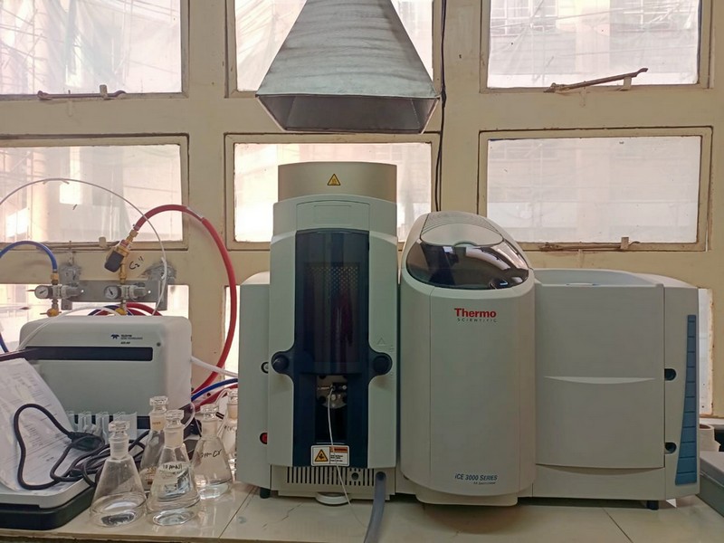 Atomic Absorption Spectrophotometer in the Department of Physical Sciences